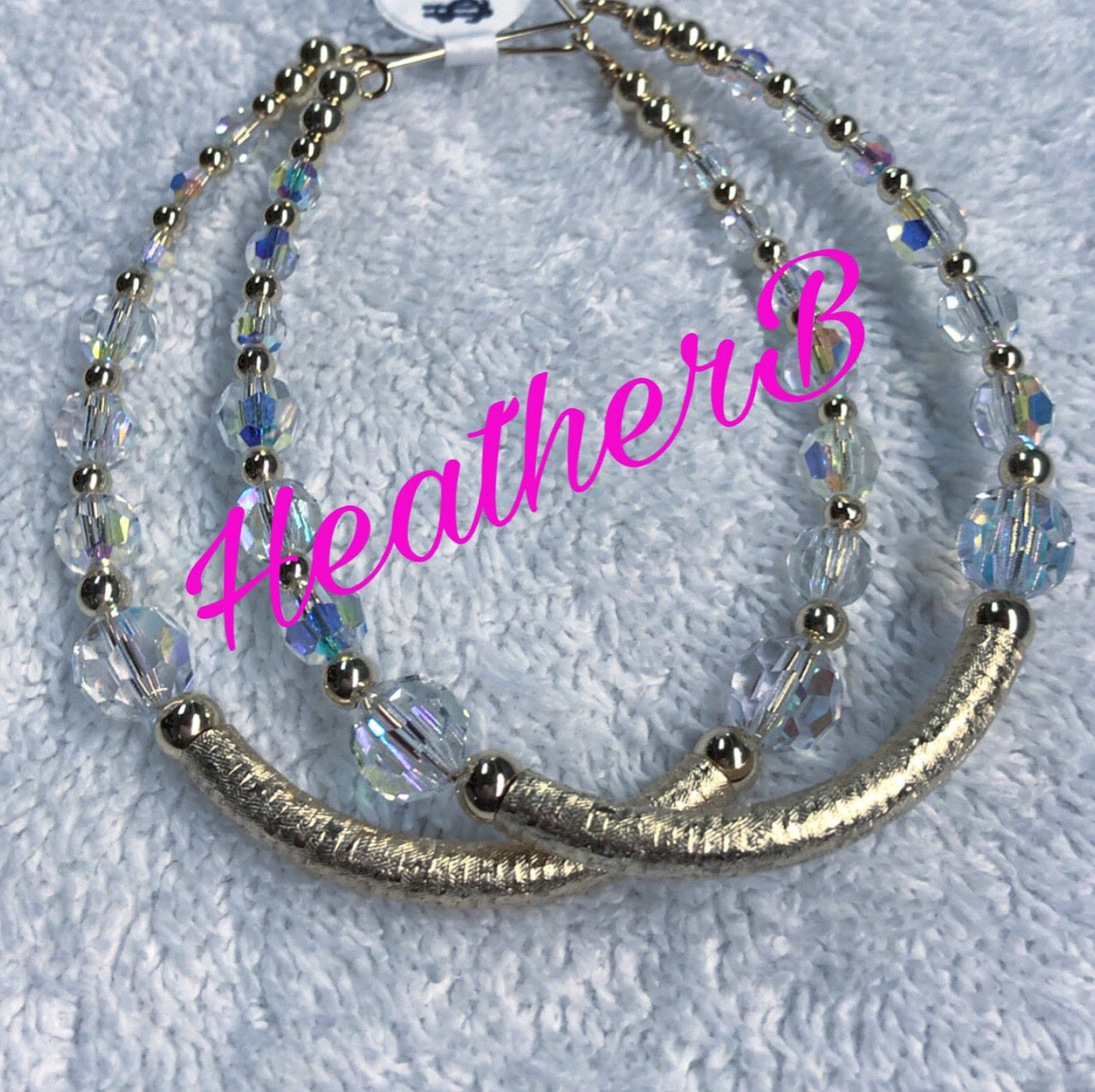 Swarovski Crystal Hoops